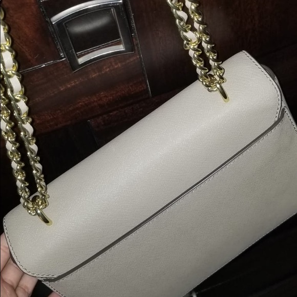 Tory Burch Grey Leather Shoulder/Crossbody Bag - Picture 2 of 4